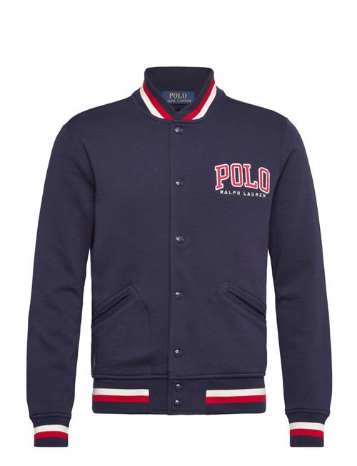 Polo Ralph Lauren | Letterman-Logo Fleece Baseball Jacket | M