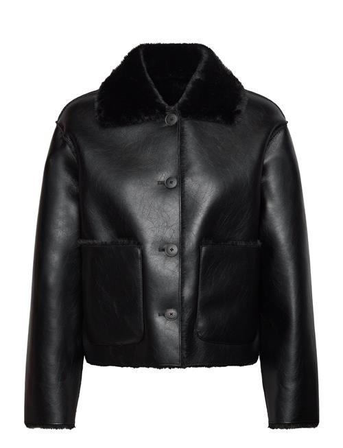 Mango | Double-Sided Leather-Effect Jacket With Pockets | S
