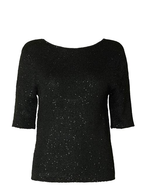 Selected | Slfjosie 2/4 Sequin Knit O-Neck Top | L