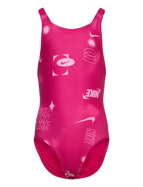 NIKE SWIM | Nike Hydrastrong Multi Print Fastback One Piece | 150-160
