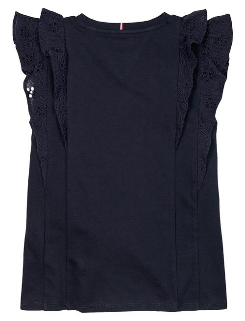 Tommy Hilfiger | Broderie Anglaise Knit Top Ss | 176