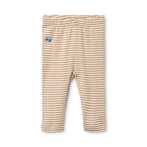 Flöss Fresa Leggings Light Brown Stripe  Light Brown Stripe 86 cm  Beige  86 cm  mand