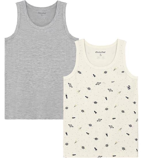 Minymo Undertrøje - 2-pak - Niagara Mist