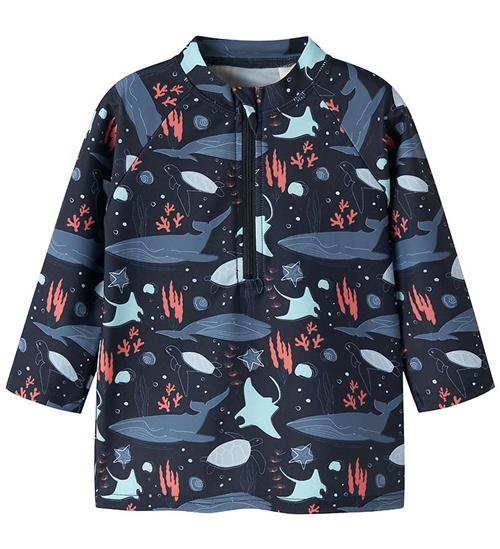 Name It Badebluse - UV40+ - NmmZippo - Navy Blazer