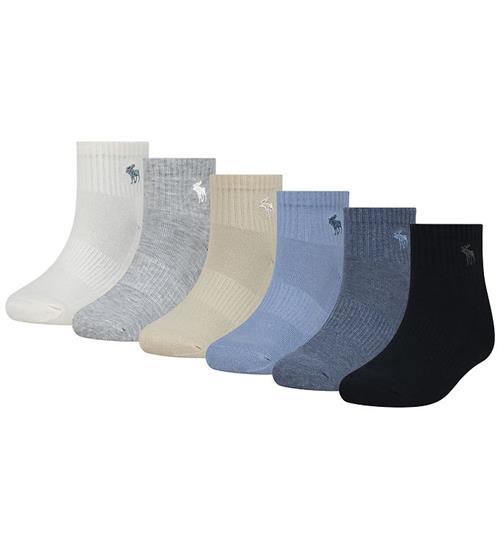 Abercrombie & Fitch Strømper - 6-pak - Jet Stream