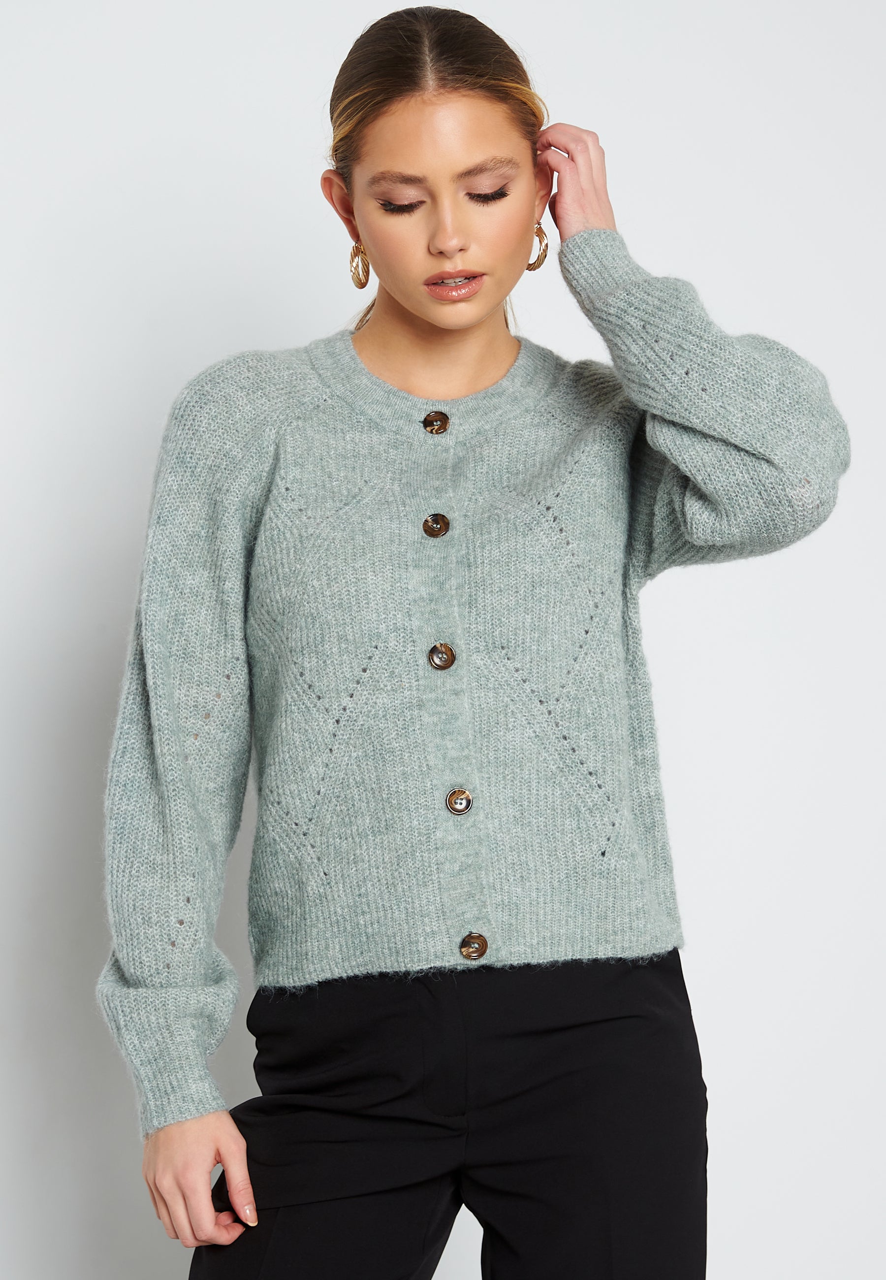 JDY Ingeborg Life L/S Short Cardigan Knit