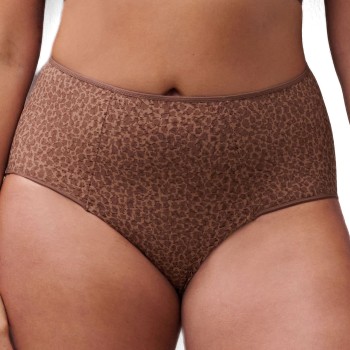 Chantelle Trusser EasyFeel Norah High Waist Brief Brun nylon 44 Dame