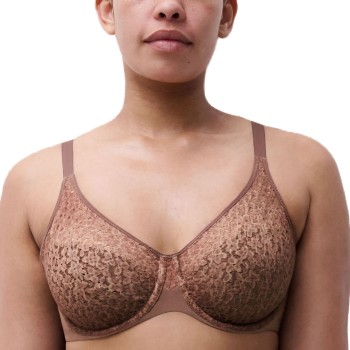 Chantelle BH EasyFeel Norah Underwired Bra Brun nylon E 85 Dame