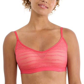 Sloggi BH FREE Evolve Lace Push-Up Bra Rosa Sloggi 02 Dame