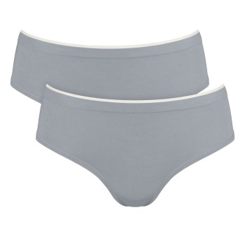 Sloggi Trusser 2P GO Sense Hipster Briefs Grå modal Medium Dame