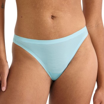 Sloggi Trusser ZERO Feel Air String Lyseblå polyamid Small Dame