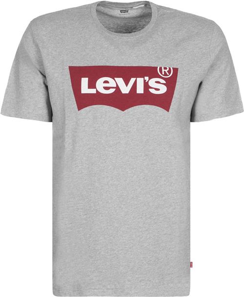 LEVI'S ® Bluser & t-shirts  grå-meleret / kirsebærsrød / hvid