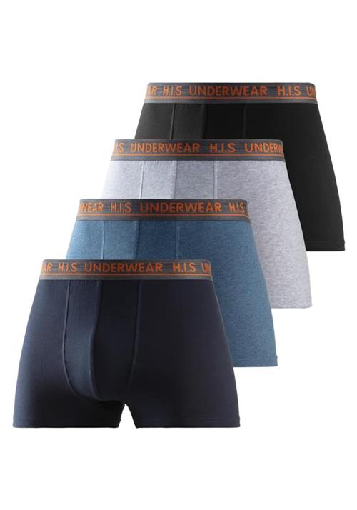 H.I.S Boksershorts  navy / røgblå / grå / sort