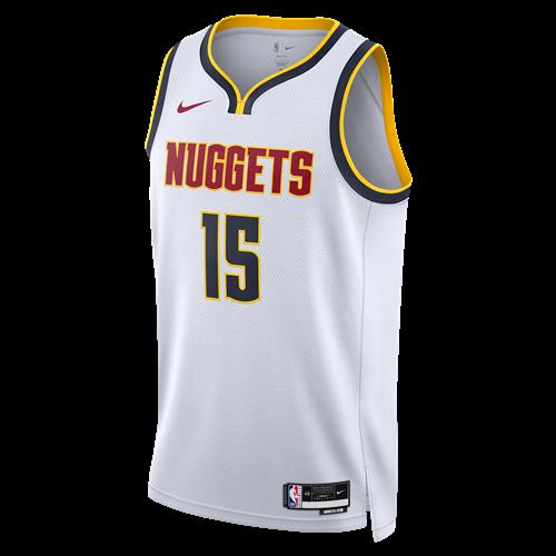 Denver Nuggets Association Edition Nike Dri-FIT NBA Swingman-trøje til mænd - hvid