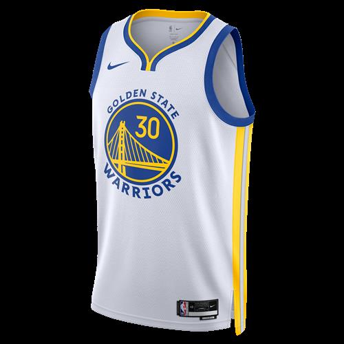 Golden State Warriors Association Edition Nike Dri-FIT NBA Swingman-trøje til mænd - hvid