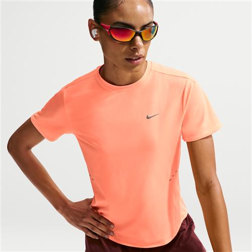 Kortærmet Nike Swift Dri-FIT-løbeoverdel til kvinder - Orange