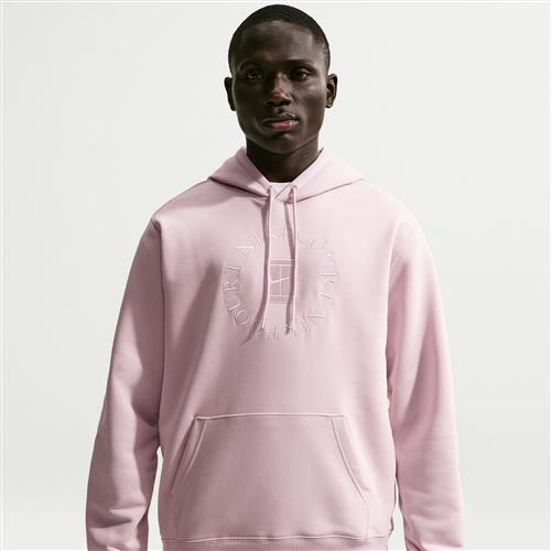 NikeCourt Heritage Dri-FIT-tennishættetrøje i french terry til mænd - Pink