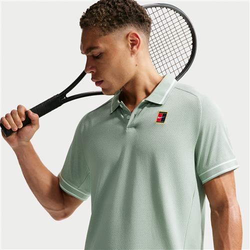 NikeCourt Heritage-tennispolo til mænd - grøn