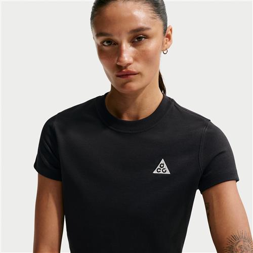 Kortærmet Nike ACG Dri-FIT-top til kvinder - sort