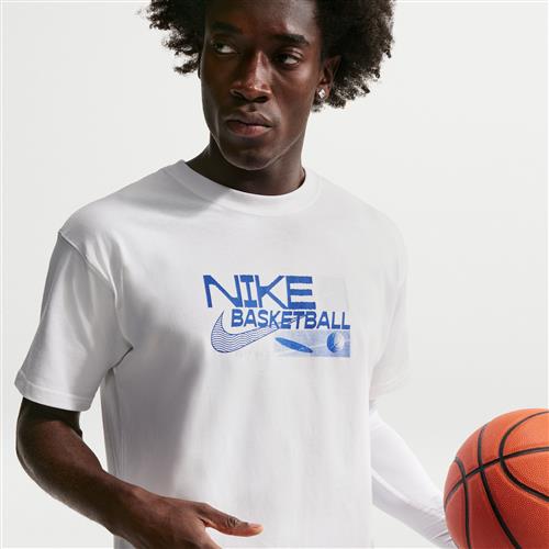 Nike Basketball-T-shirt til mænd - hvid
