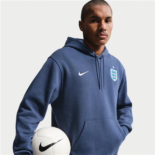England Club Nike Football-hættetrøje til mænd - blå