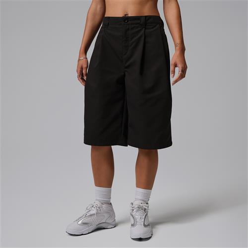 Store Jordan Flight-chinoshorts til kvinder - sort