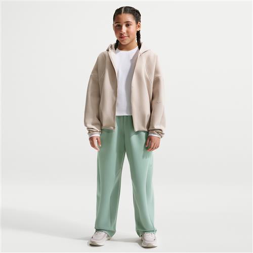 Højtaljede Nike MAVN Therma-FIT maskinstrikkede bukser til piger - grøn