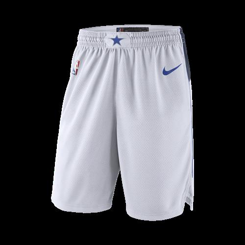 Dallas Mavericks Nike NBA Swingman-shorts til mænd - hvid