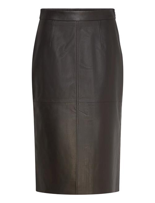 Rosemunde | Rwfelino Leather Calf Skirt | 38