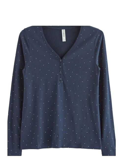 Lindex | Henley Top Aop Dots | M