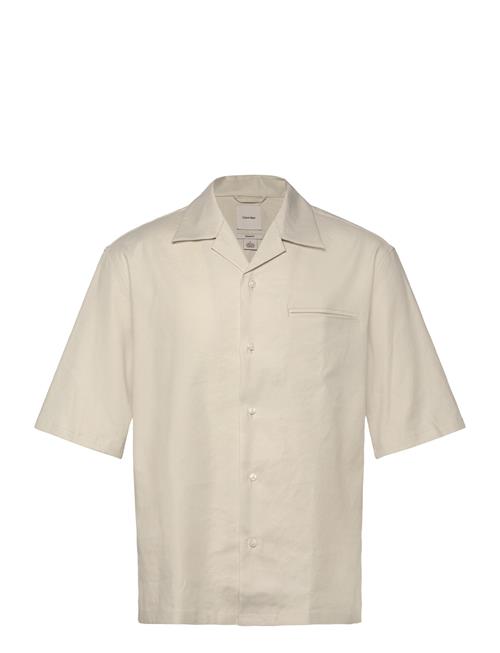 Calvin Klein | Ss Linen Lyocell Camp Relaxed Sh | L