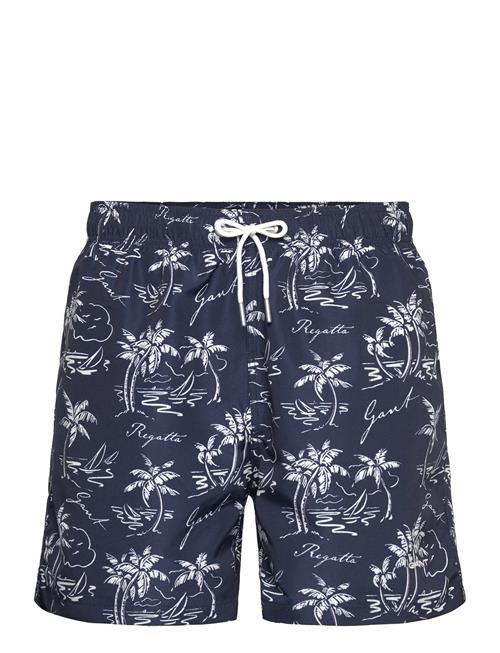 GANT | Island Print Swim Shorts | XXL