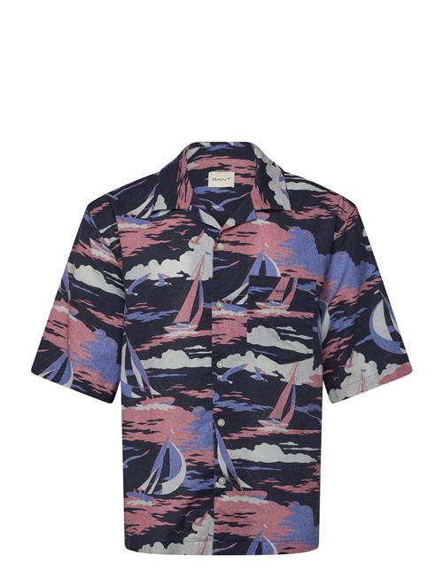 GANT | Rel Sailing Print Ss Shirt | L