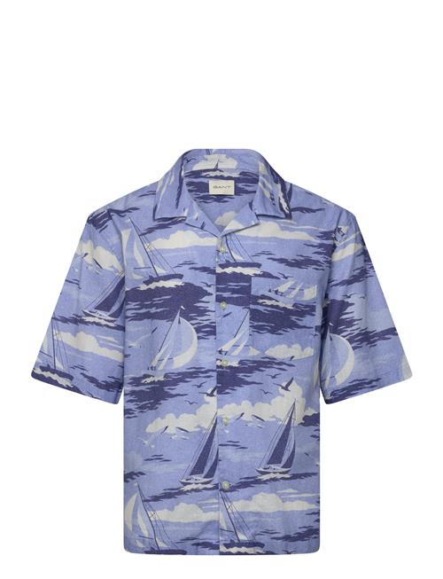 GANT | Rel Sailing Print Ss Shirt | L