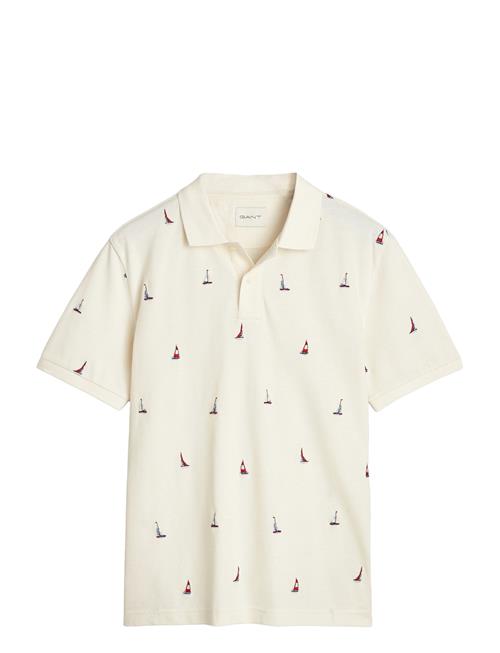 GANT | Embroidered Graphic Polo | L