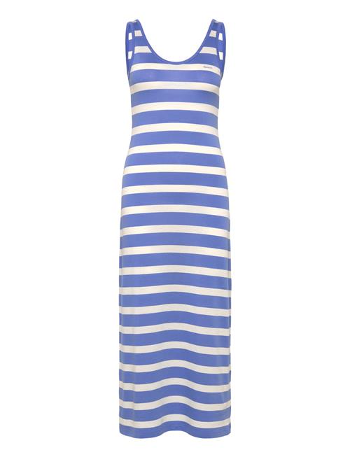GANT | Striped Fluid Midi Jersey Dress | XL/XXL