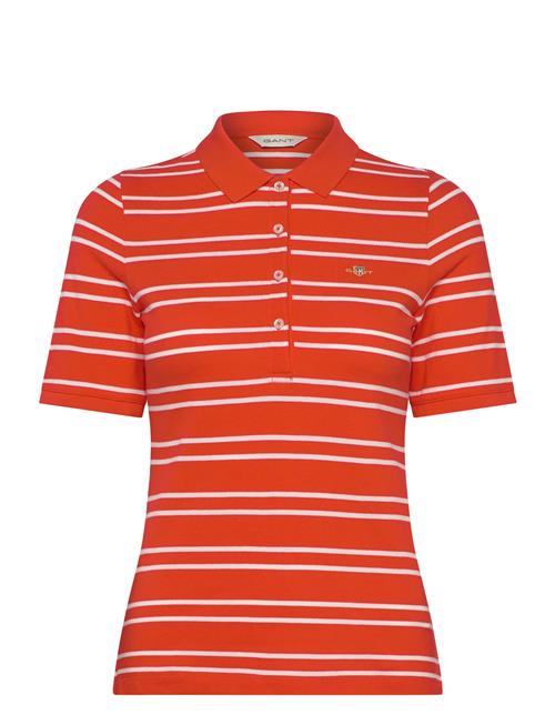 Gant | Slim Stripe Shield Ss Pique Polo | S
