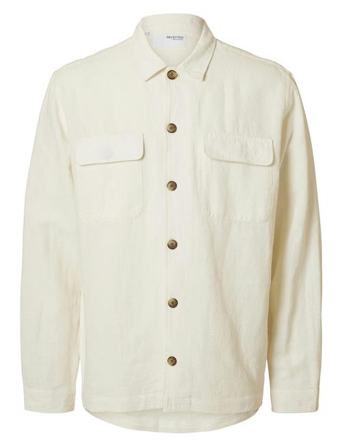 Selected | Slm-Leroy Linen Blend Overshirt Ls Noos | XXL