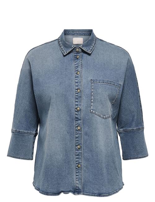 ONLY Carmakoma | Cargrace 3/4 Stud Dnm Shirt Gua | 44