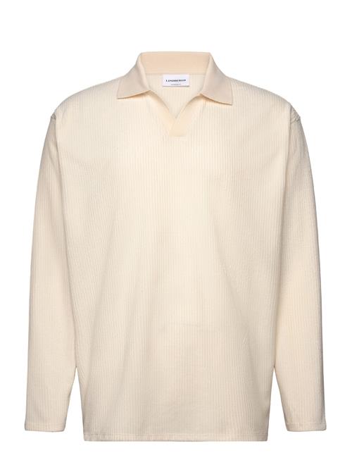 Lindbergh | V-Neck Jacquard Polo L/S | M