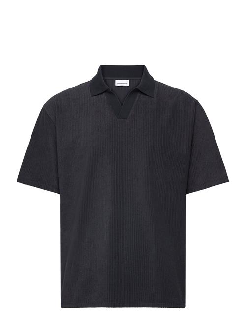 Lindbergh | V-Neck Jacquard Polo S/S | L