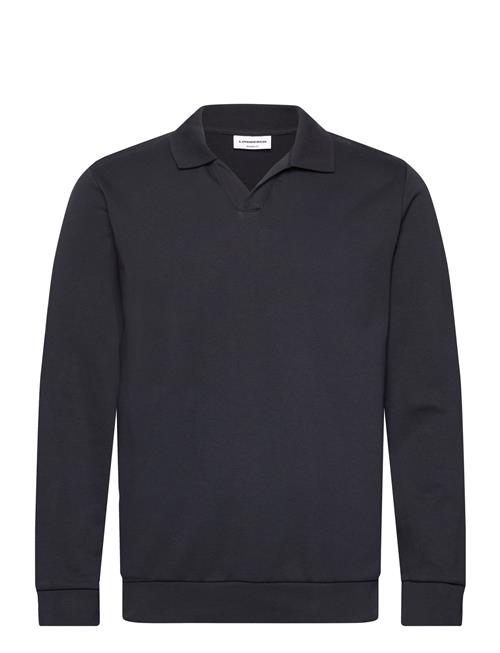 Lindbergh | Jersey Split Neck W. Collar L/ | L