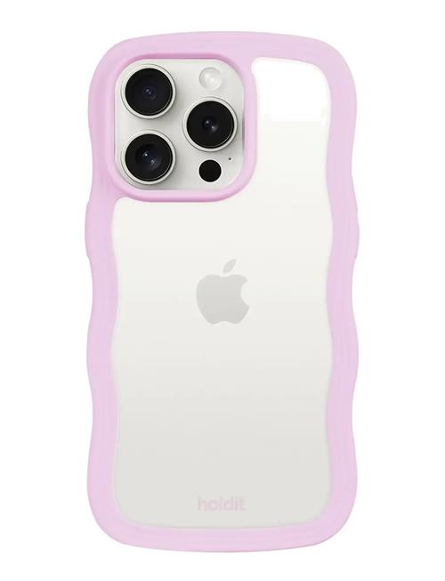 Holdit | Wavy Case Lilac/Transparent | IPHONE 14PRO