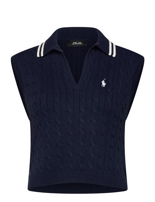 Ralph Lauren Golf | Cable-Knit Sleeveless Polo Shirt | S