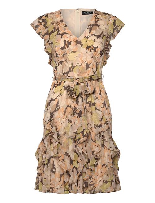 Lauren Ralph Lauren | Floral Ruffle-Trim Georgette Dress | 44