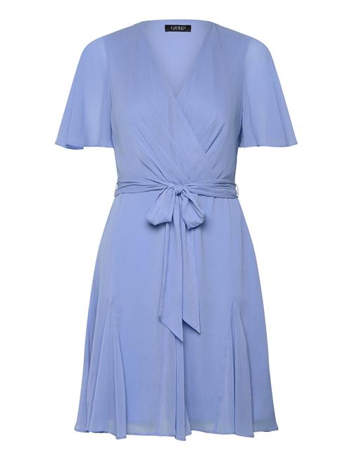 Lauren Ralph Lauren | Crinkle Georgette Surplice Dress | 38