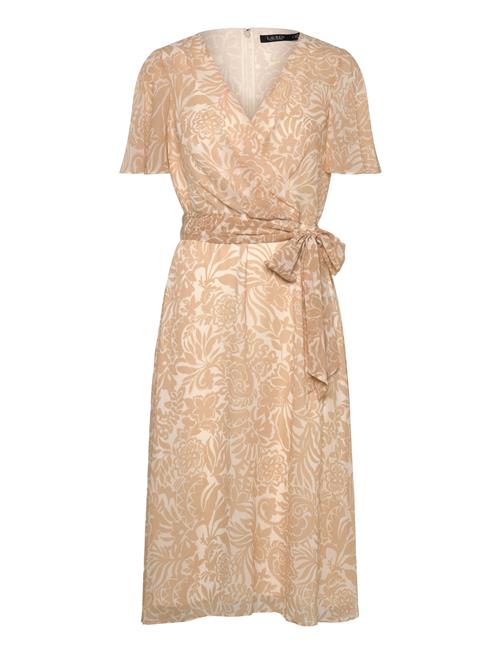 Lauren Ralph Lauren | Floral Belted Crinkle Georgette Dress | 42