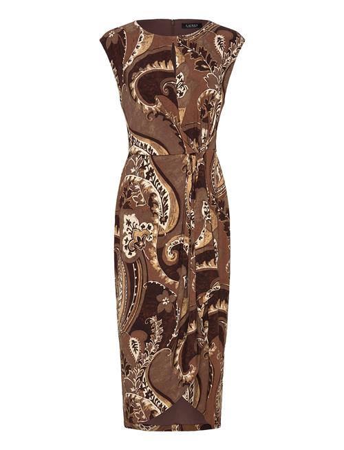 Lauren Ralph Lauren | Paisley Stretch Jersey Tie-Front Dress | 46