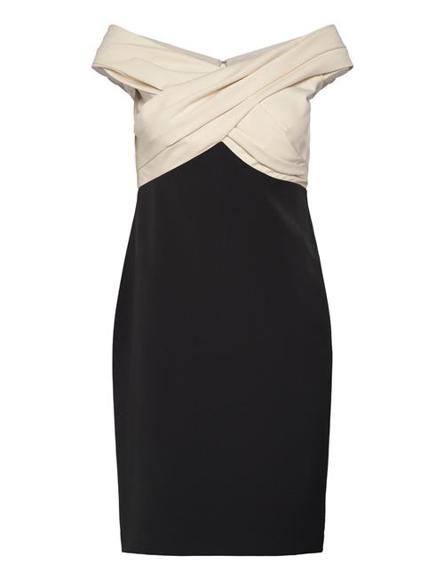 Lauren Ralph Lauren | Two-Tone Off-The-Shoulder Cocktail Dress | 44