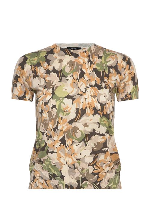 Lauren Ralph Lauren | Floral Cotton-Blend Short-Sleeve Sweater | L